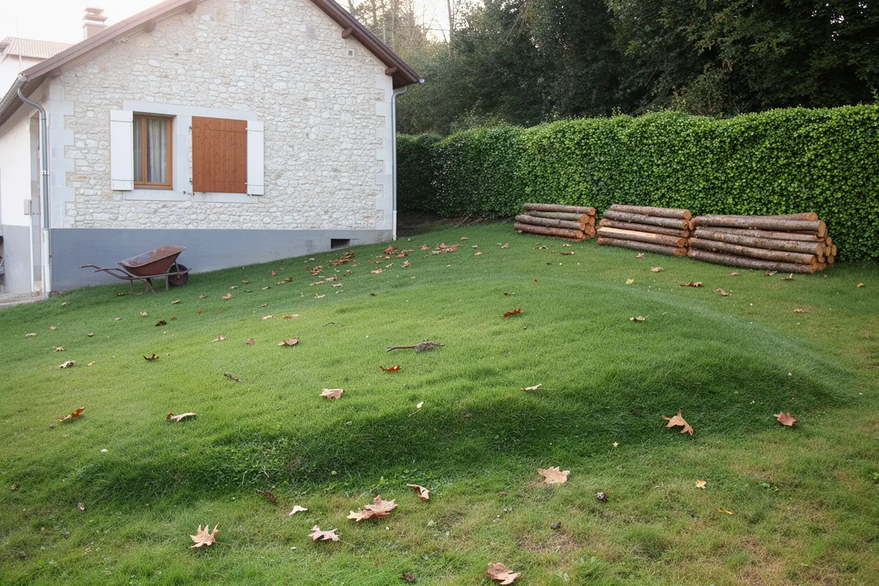 Parcelle propre après évacuation au Palais-sur-Vienne