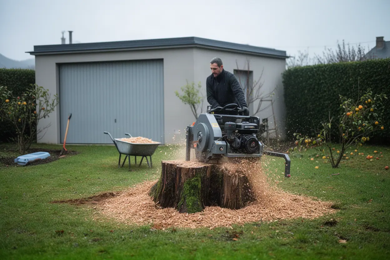Dessouchage et rognage de souches à Limoges : libérez vos terrains