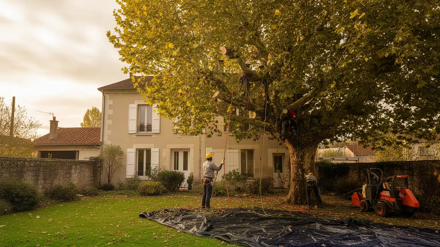 Prix et tarifs d'un élagage à Limoges — combien coûte un élagueur ?